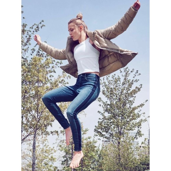ATHLETA Womens Jeans SCULPTEK Ultra Skinny Indigo Tuxedo S/486203-00 Blue Size 4 - Picture 1 of 13